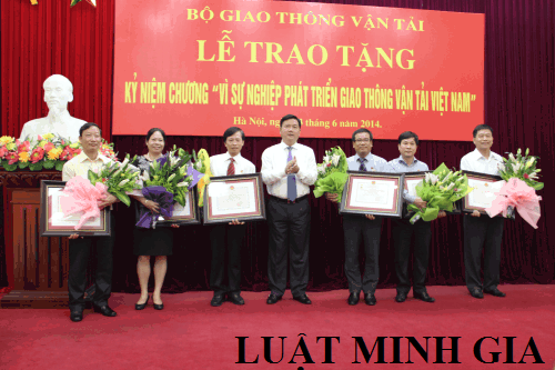 Xét tặng kỷ niệm chương đối với cá nhân trong ngành giao thông vận tải
