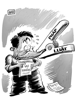 Vu khống thế nào thì phải chịu trách nhiệm hình sự?