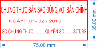 Thủ tục chứng thực bản sao giấy tờ, văn bản Tiếng Việt thế nào?