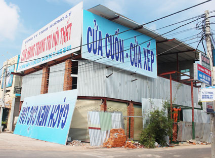 Thủ tục cấp phép thi công xây dựng biển quảng cáo tạm thời