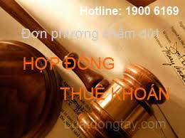 Tư vấn về Đơn phương chấm dứt hợp đồng thuê khoán