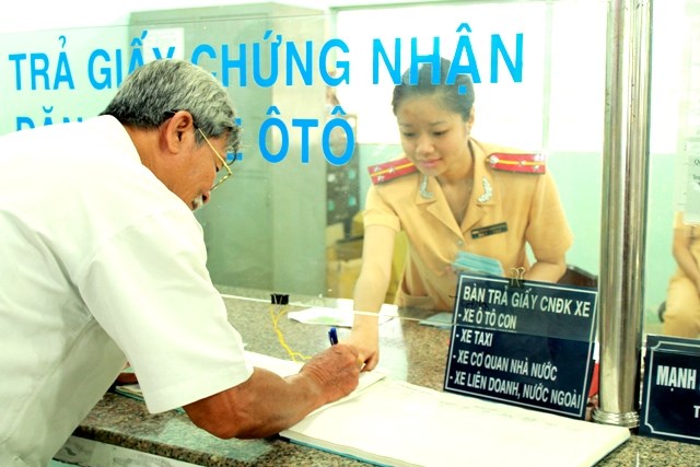 Thủ tục sang tên xe tỉnh khác chuyển đến