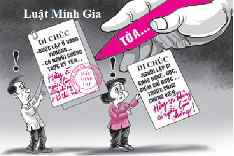 Tư vấn hiệu lực của di chúc ?