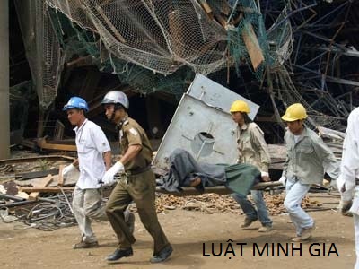 Luật sư tư vấn về vấn đề tai nạn lao động.