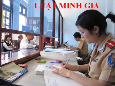 Đăng ký xe khi không có chứng minh nhân dân