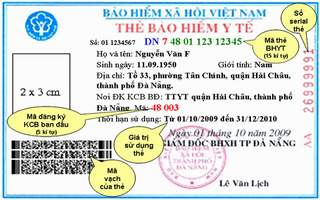 Cấp lại thẻ bảo hiểm y tế trong trường hợp bị mất.
