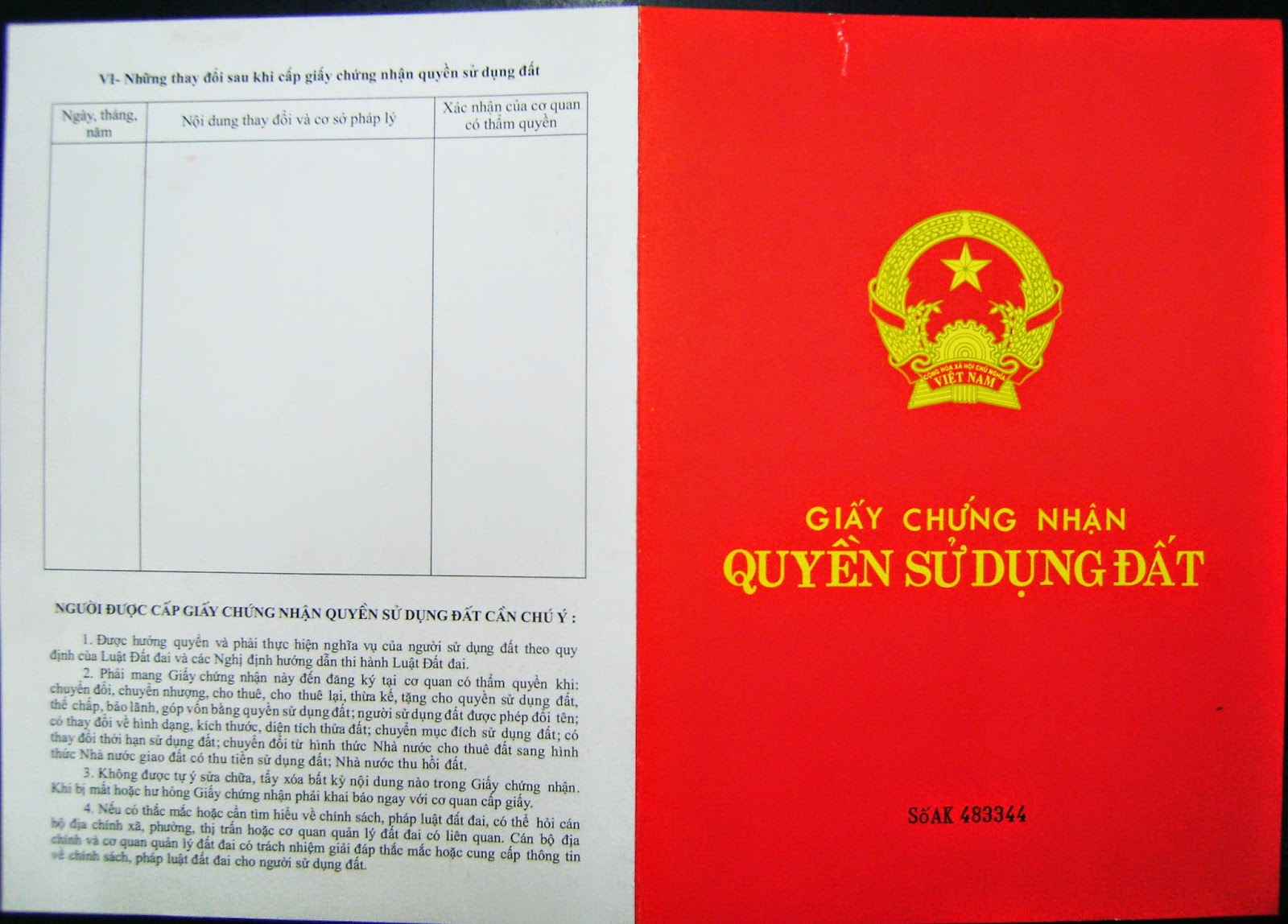 Sang tên giấy chứng nhận quyền sử dụng đất trong trường hợp nhận thừa kế