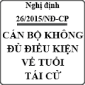 Giải quyết quyền lợi cho phó Bí thư Đảng ủy xã không đủ điều kiện tái cử, tái bổ nhiệm