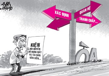 Tranh chấp quyền sử dụng đất khi thừa kế theo pháp luật