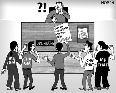 Yêu cầu tòa án xác định cha con và thủ tục thay đổi họ tên cho con