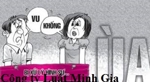 Vu khống người khác chiếm đoạt tài sản