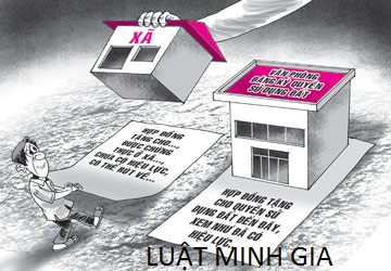 Cấp giấy chứng nhận quyền sử dụng đất sau ly hôn và tặng cho quyền sử dụng đất