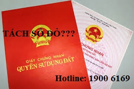 Tư vấn thủ tục tách sổ đỏ nhà đất