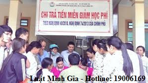 Hỏi về miễn giảm học phí đối với con thương binh, bệnh binh