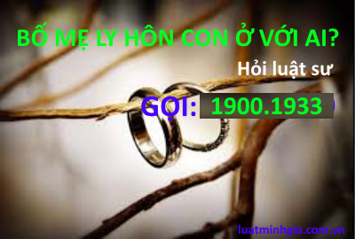 Tư vấn về quyền nuôi con khi ly hôn trực tuyến
