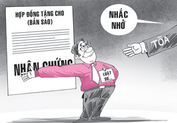 Tư vấn về việc tặng cho tài sản cho con
