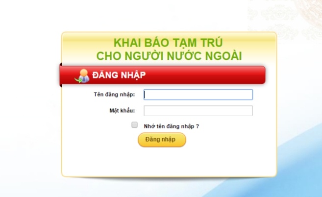 Thủ tục khai báo tạm trú cho người nước ngoài