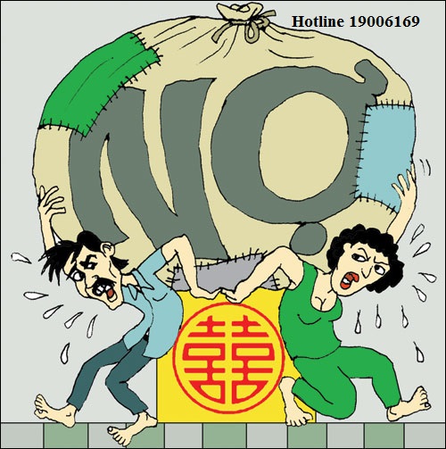 Vợ hỏi về khoản vay trả góp của chồng xử lý thế nào?